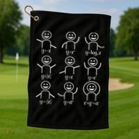 Algebra Maths Dance Maths Teacher Golf Towel thumb 1