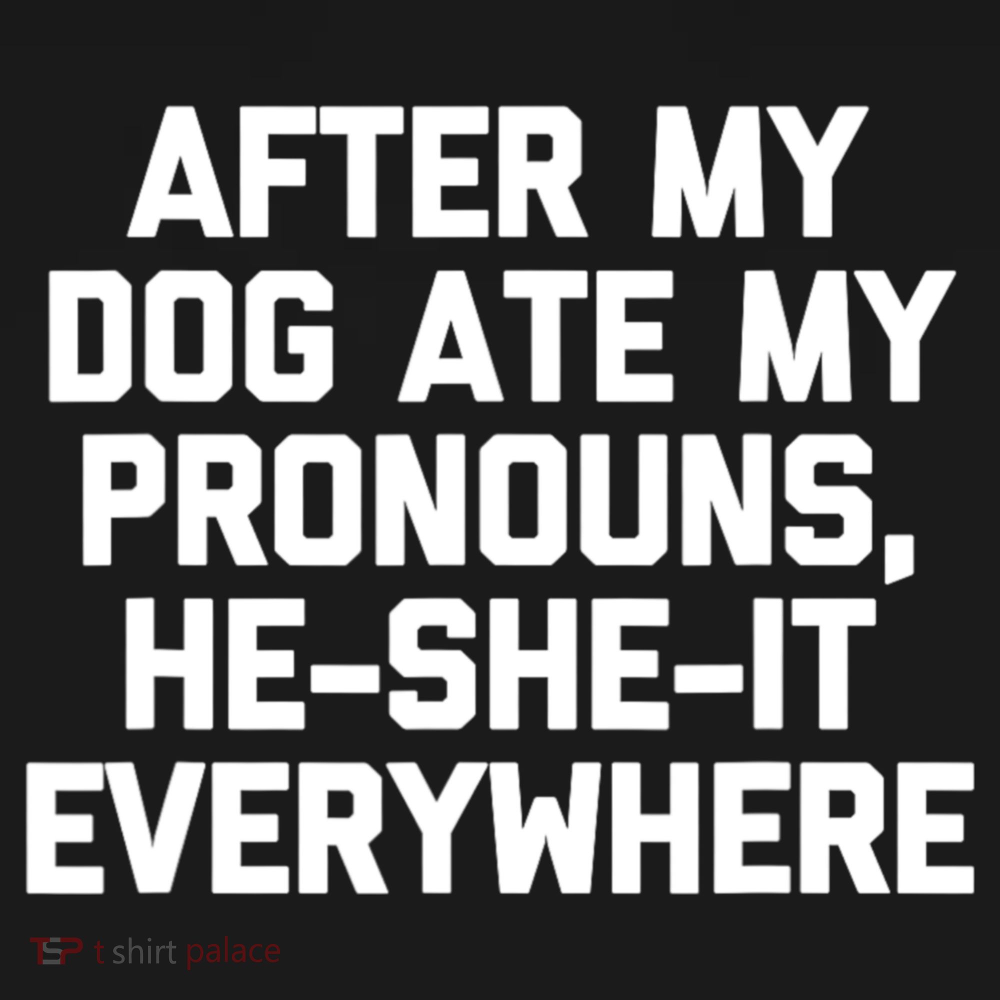 After My Dog Ate My Pronouns He She It Everywhere Funny Baby Bodysuit