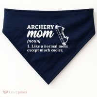 Archery Mom Definition Arrow Bow Hunting USA-Made Doggie Bandana thumb 0