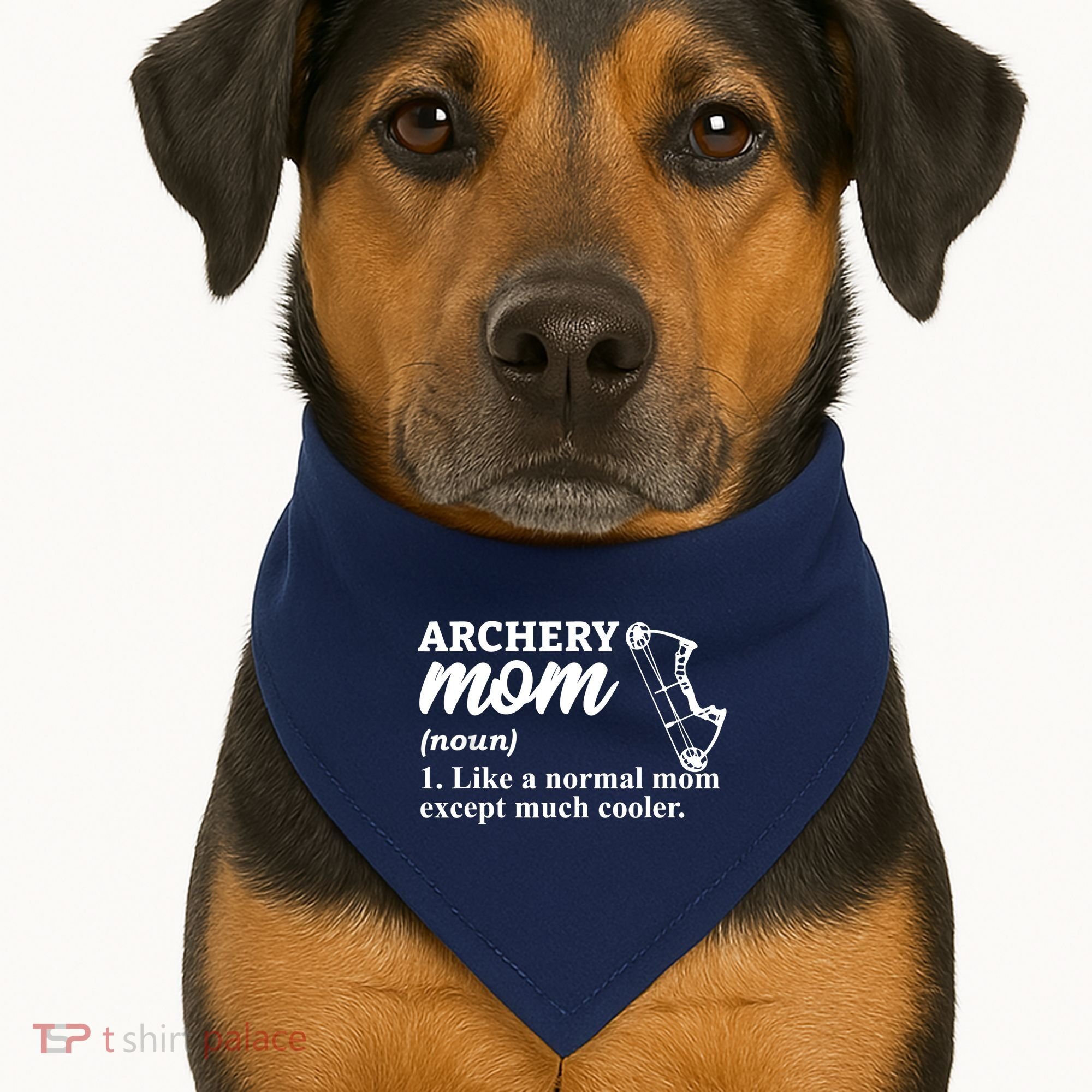 Archery Mom Definition Arrow Bow Hunting USA-Made Doggie Bandana