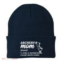 Archery Mom Definition Arrow Bow Hunting Beanie thumb 0