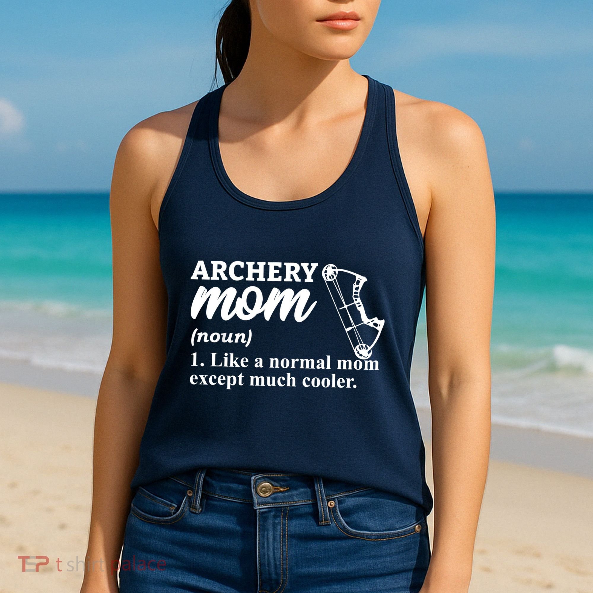 Archery Mom Definition Arrow Bow Hunting Women's Tank Top
