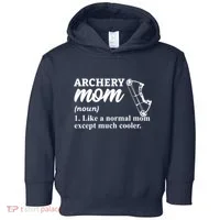 Archery Mom Definition Arrow Bow Hunting Toddler Hoodie thumb 0