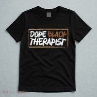 Afrocentric Melanin Dope Black Therapist Black Pride T-Shirt thumb 5