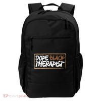 Afrocentric Melanin Dope Black Therapist Black Pride Backpack thumb 0
