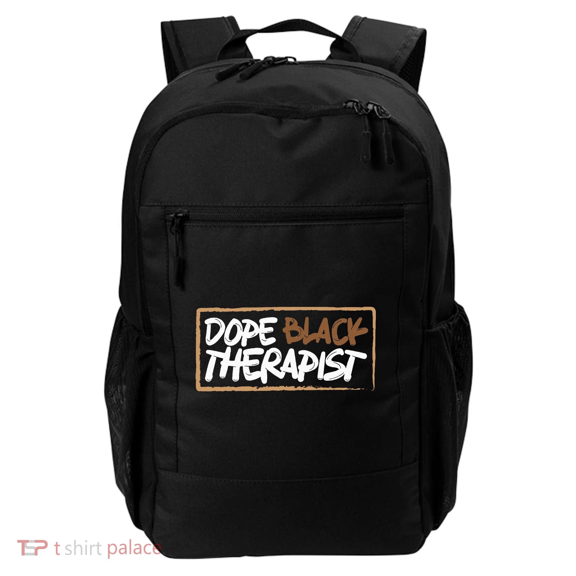 Afrocentric Melanin Dope Black Therapist Black Pride Backpack