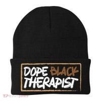 Afrocentric Melanin Dope Black Therapist Black Pride Beanie thumb 0