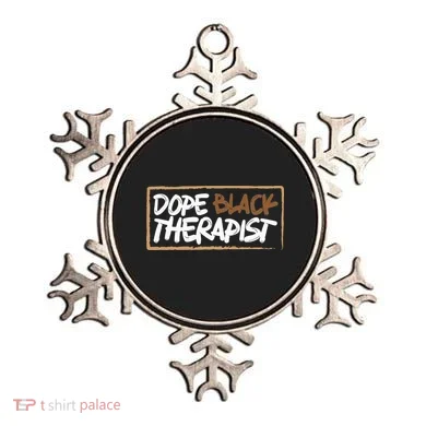 Afrocentric Melanin Dope Black Therapist Black Pride Ornament