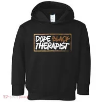 Afrocentric Melanin Dope Black Therapist Black Pride Toddler Hoodie thumb 0