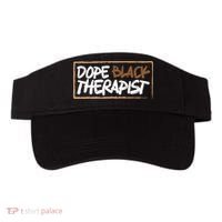 Afrocentric Melanin Dope Black Therapist Black Pride Visor thumb 0