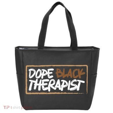 Afrocentric Melanin Dope Black Therapist Black Pride Tote Bag