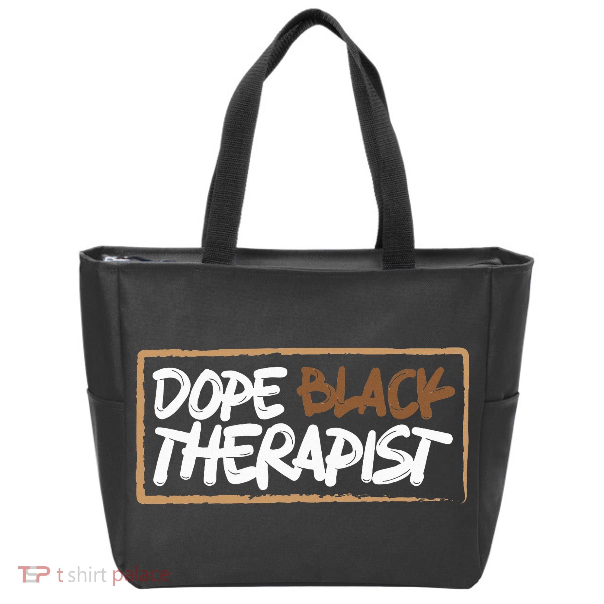 Afrocentric Melanin Dope Black Therapist Black Pride Tote Bag