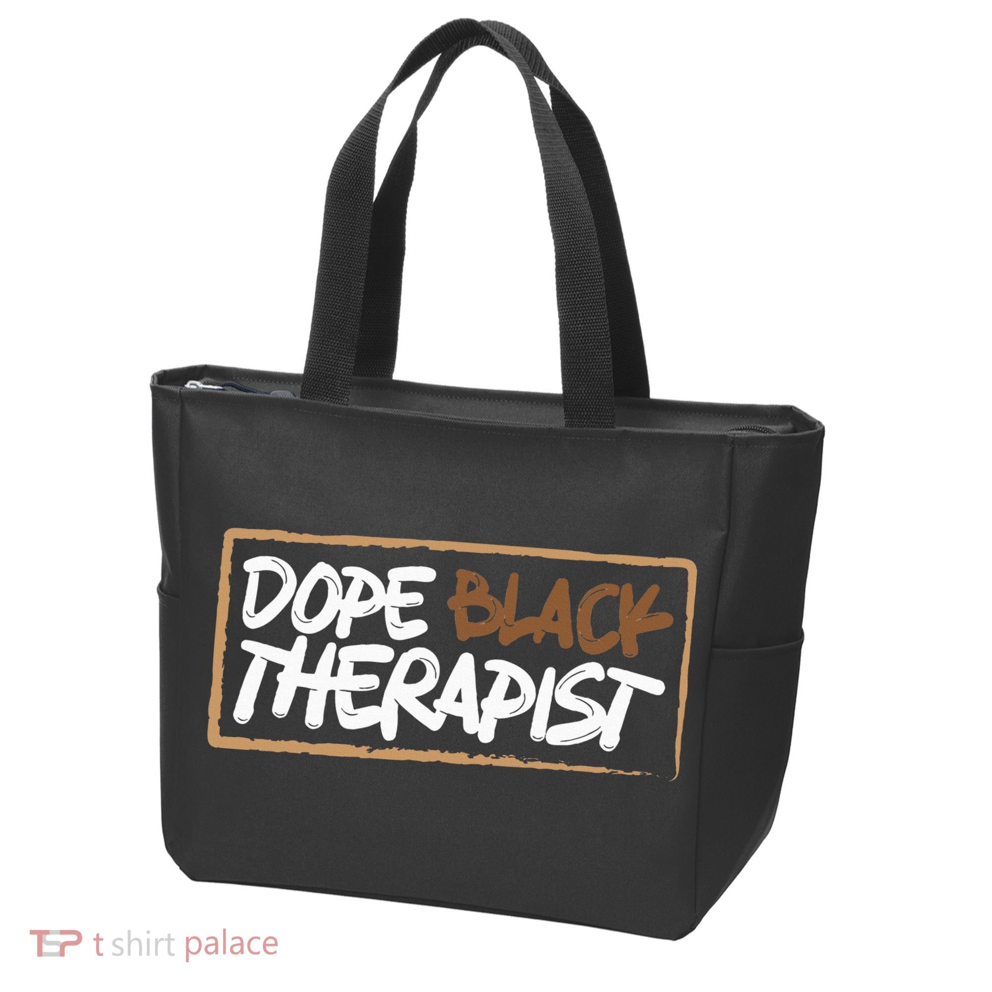 Afrocentric Melanin Dope Black Therapist Black Pride Tote Bag