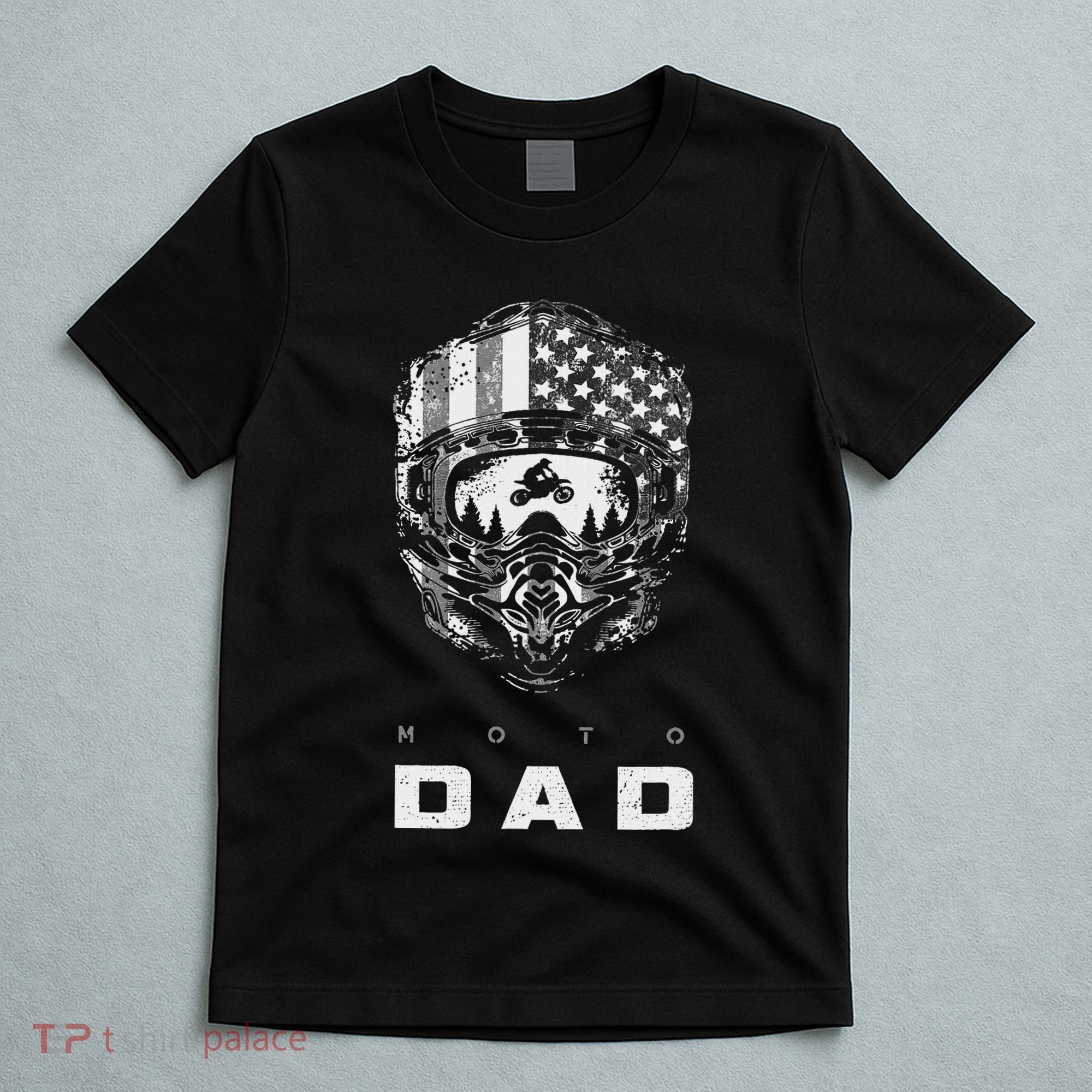 American Motocross Dad Dirt Bike Apparel Motocross T-Shirt