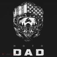 American Motocross Dad Dirt Bike Apparel Motocross T-Shirt thumb 7