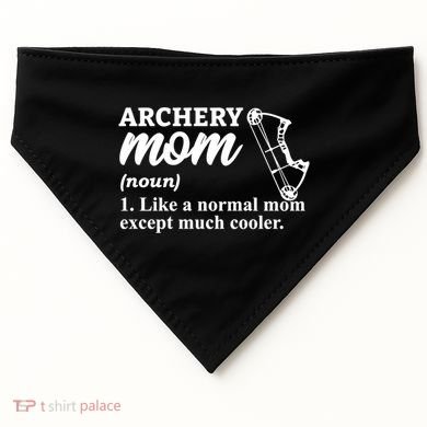 Archery Mom Definition Arrow Bow Hunting Gift USA-Made Doggie Bandana