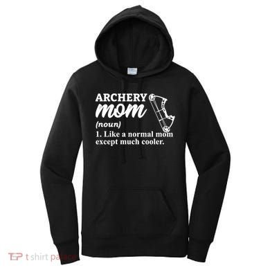 Archery Mom Definition Arrow Bow Hunting Gift Women's Hoodie
