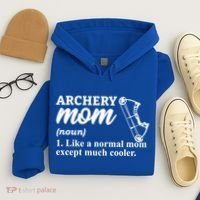 Archery Mom Definition Arrow Bow Hunting Gift Hoodie thumb 4