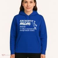Archery Mom Definition Arrow Bow Hunting Gift Hoodie thumb 5