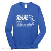 Archery Mom Definition Arrow Bow Hunting Gift Long Sleeve Shirt thumb 0
