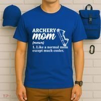 Archery Mom Definition Arrow Bow Hunting Gift T-Shirt thumb 6