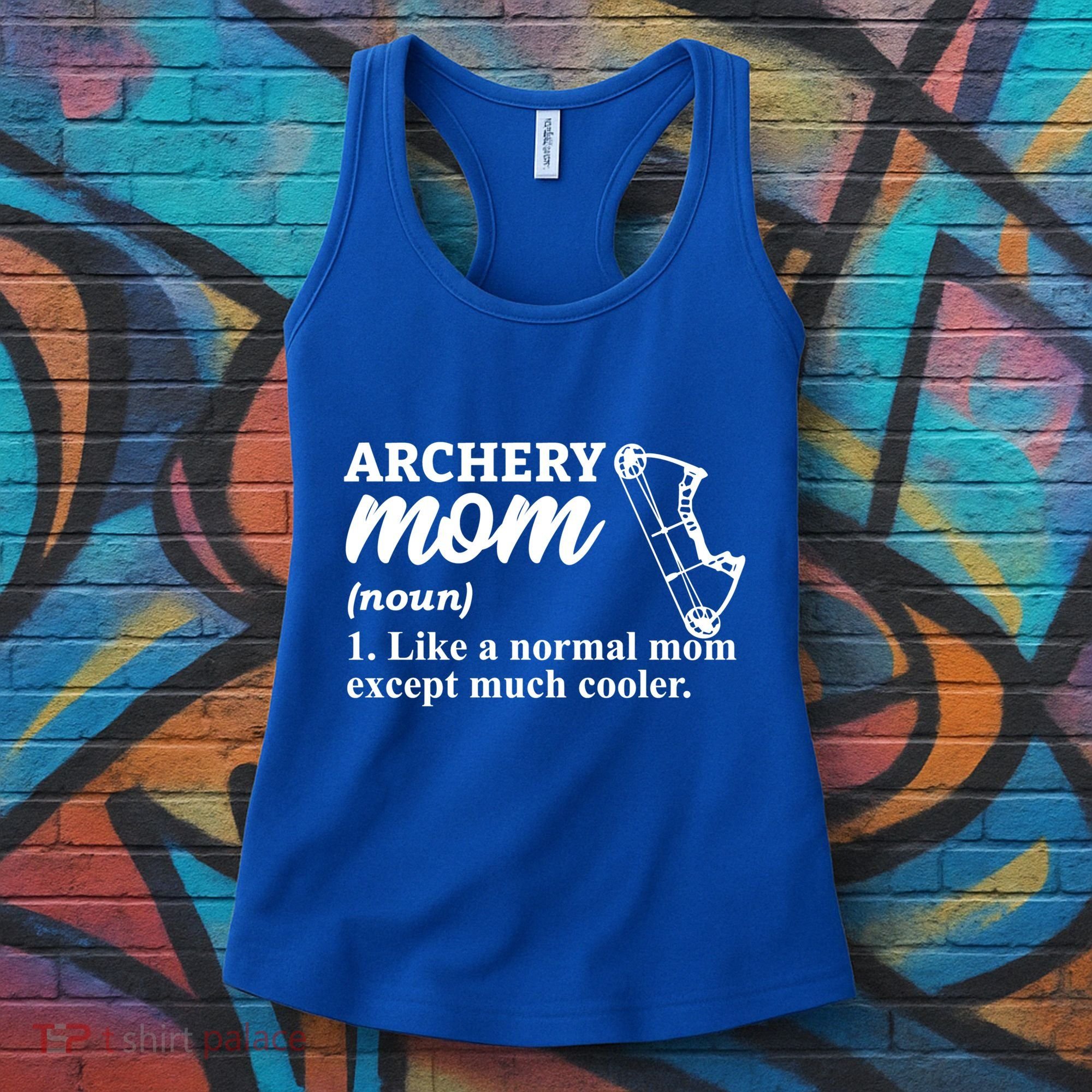 Archery Mom Definition Arrow Bow Hunting Gift Women's Tank Top