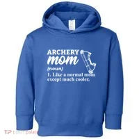 Archery Mom Definition Arrow Bow Hunting Gift Toddler Hoodie thumb 0