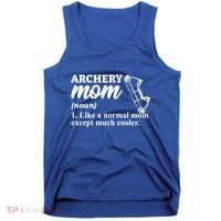 Archery Mom Definition Arrow Bow Hunting Gift Tank Top thumb 0