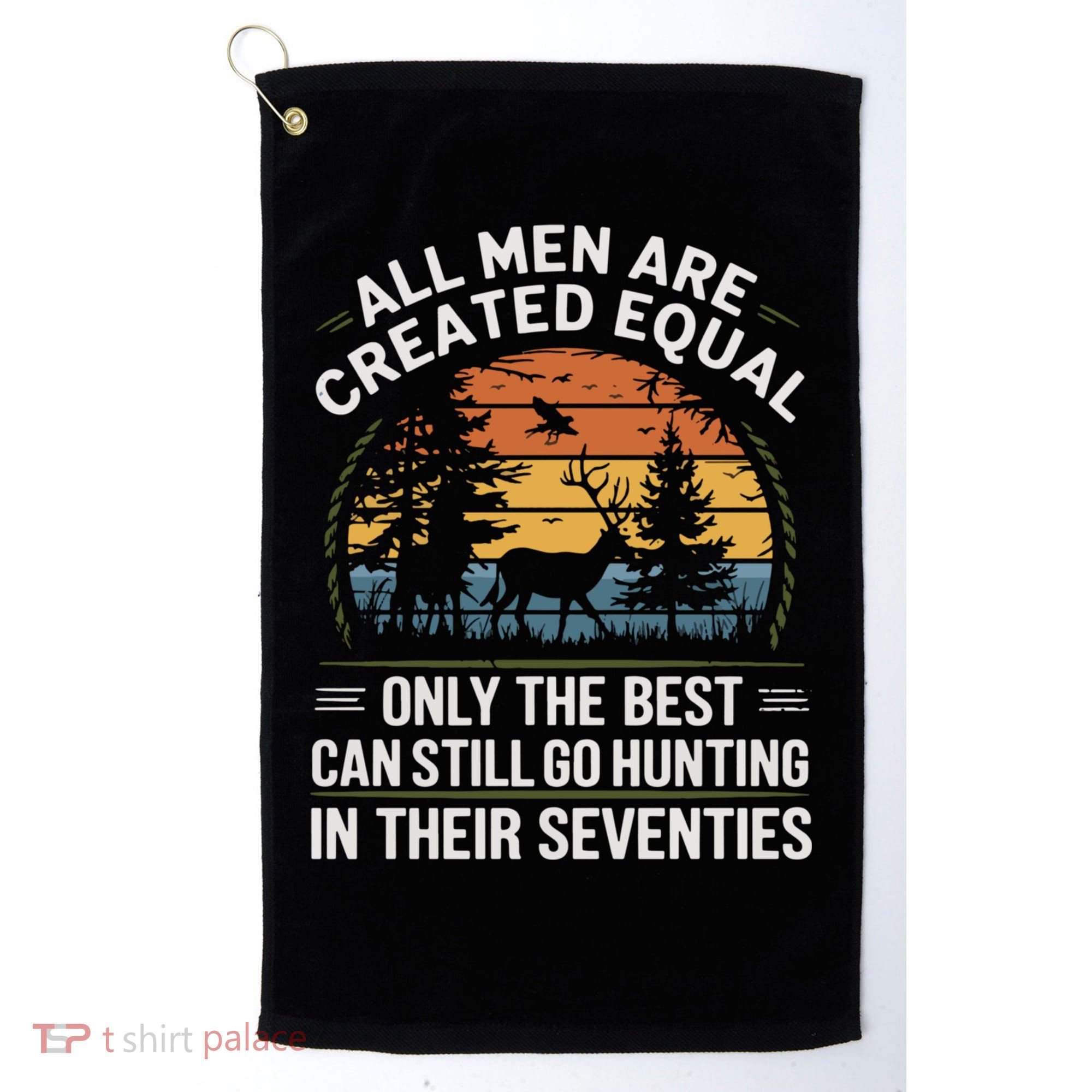 All M.En Equal Go Hunting In Seventies Outdoors Golf Towel