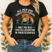 All M.En Equal Go Hunting In Seventies Outdoors Women's T-Shirt thumb 2