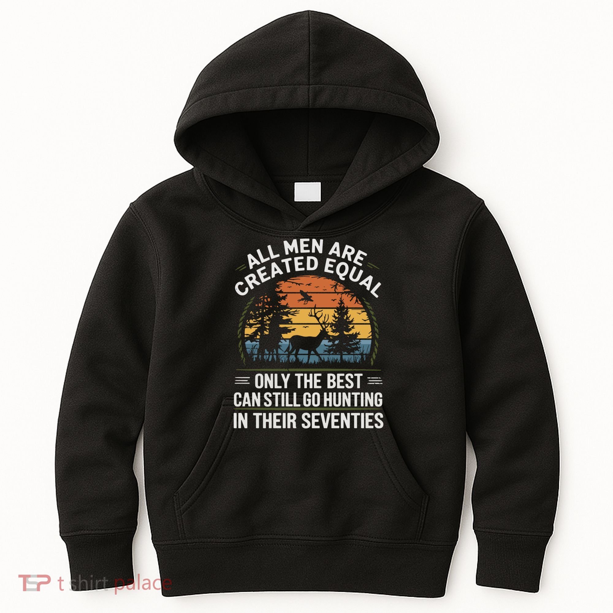 All M.En Equal Go Hunting In Seventies Outdoors Kids Hoodie