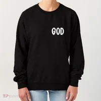 Agree Move End With God Never Doubt Amen God Front Back Women's Sweatshirt thumb 0