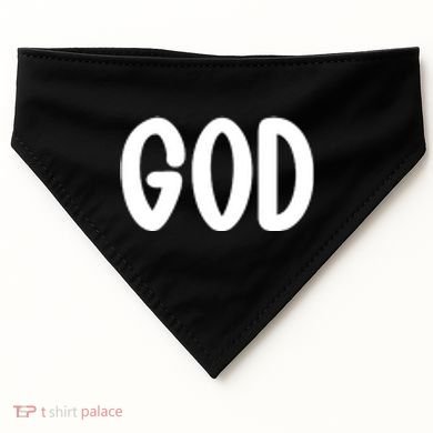 Agree Move End With God Never Doubt Amen God Front Back USA-Made Doggie Bandana