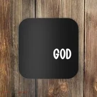 Agree Move End With God Never Doubt Amen God Front Back Coaster thumb 0