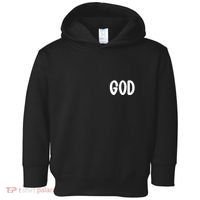 Agree Move End With God Never Doubt Amen God Front Back Toddler Hoodie thumb 0