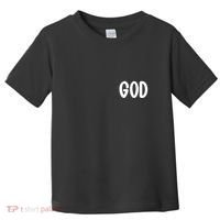 Agree Move End With God Never Doubt Amen God Front Back Toddler T-Shirt thumb 0