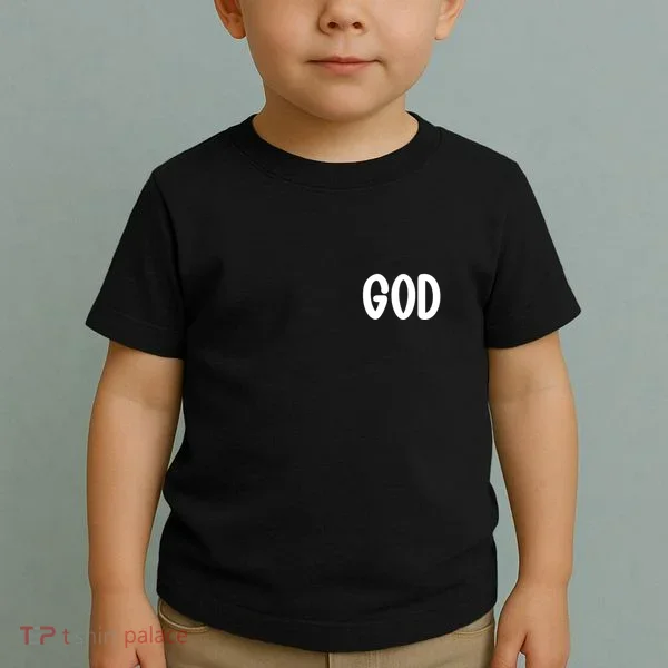Agree Move End With God Never Doubt Amen God Front Back Toddler T-Shirt