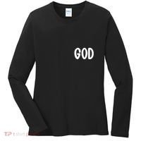 Agree Move End With God Never Doubt Amen God Front Back Women's Long Sleeve Shirt thumb 0