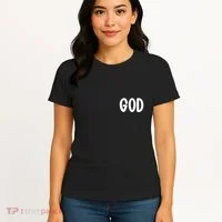 Agree Move End With God Never Doubt Amen God Front Back Women's T-Shirt thumb 4