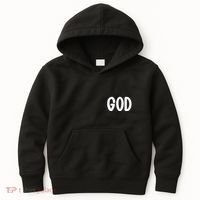 Agree Move End With God Never Doubt Amen God Front Back Kids Hoodie thumb 0