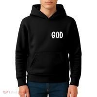 Agree Move End With God Never Doubt Amen God Front Back Kids Hoodie thumb 4