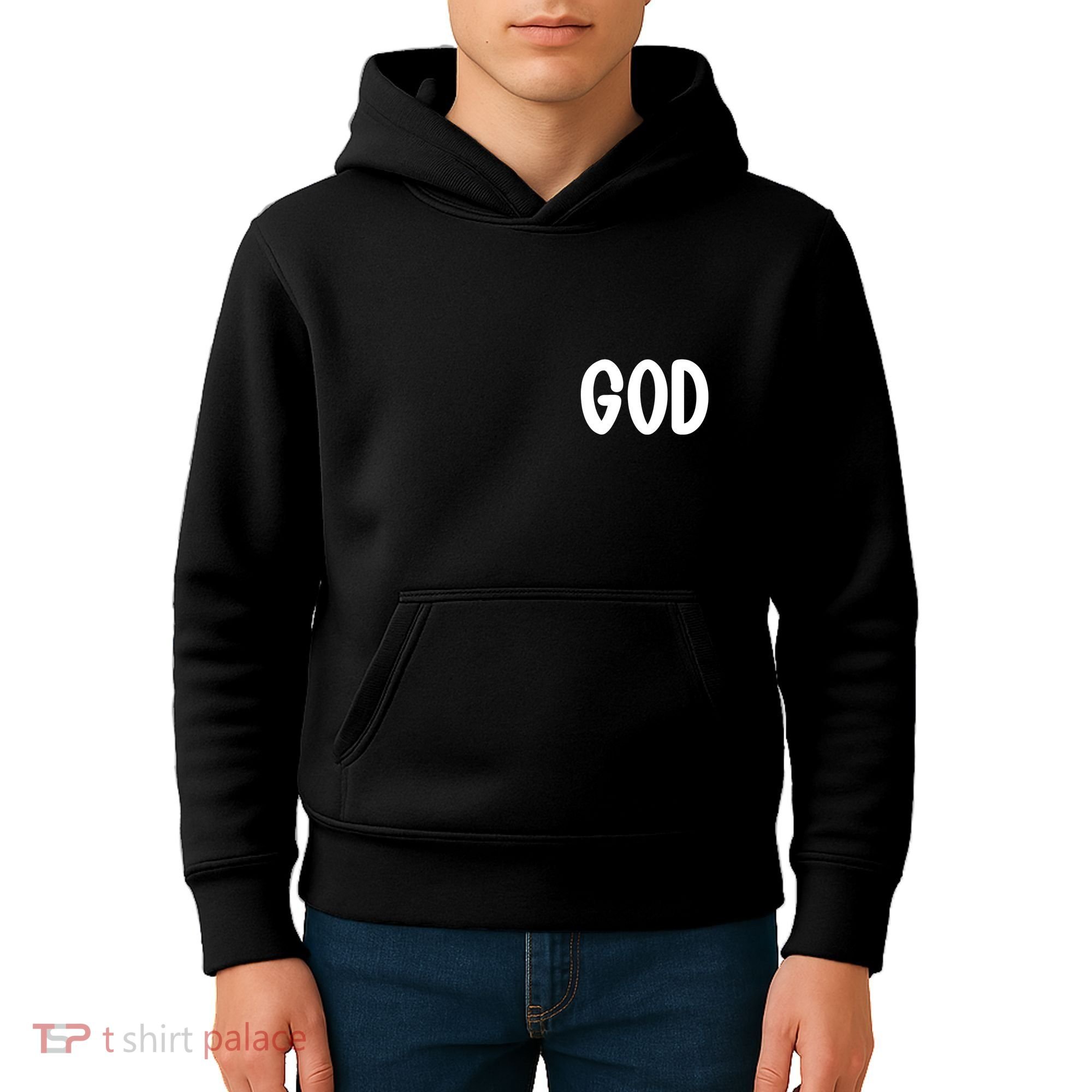 Agree Move End With God Never Doubt Amen God Front Back Kids Hoodie