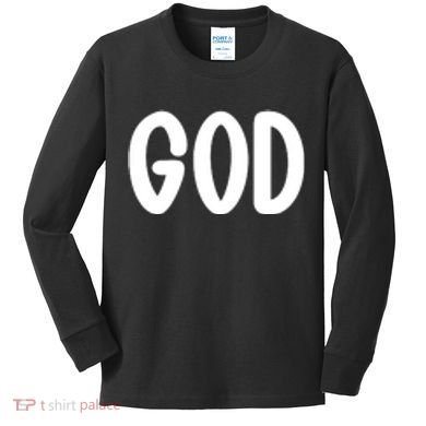 Agree Move End With God Never Doubt Amen God Front Back Kids Long Sleeve Shirt