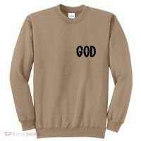 Agree Move End With God Never Doubt Amen God Front Back Sweatshirt thumb 0