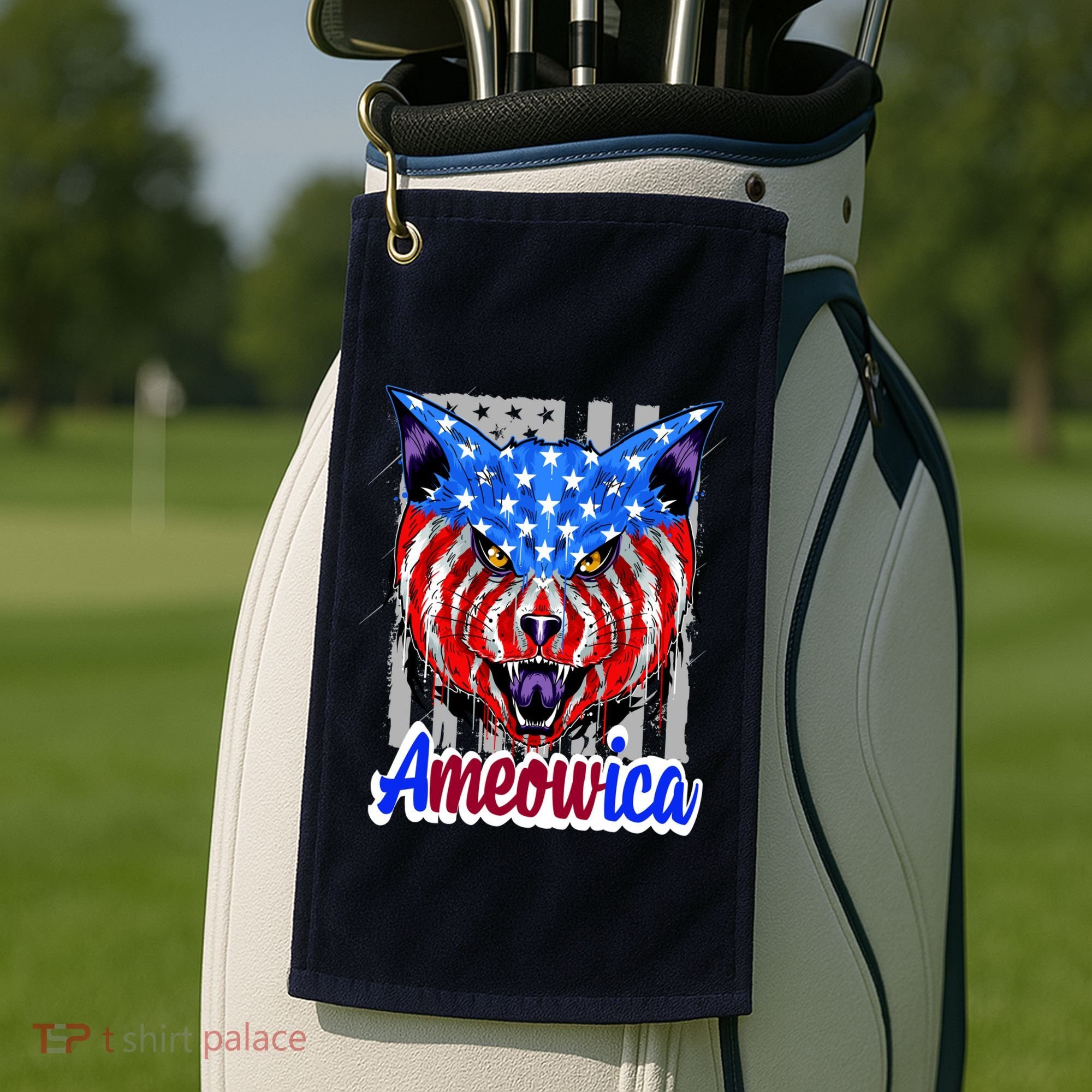 Ameowica Golf Towel