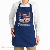 Ameowica America USA Cat Sunglasses Flag Apron thumb 2