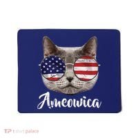 Ameowica America USA Cat Sunglasses Flag Mousepad thumb 0