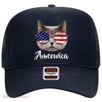 Ameowica America USA Cat Sunglasses Flag Hat thumb 0