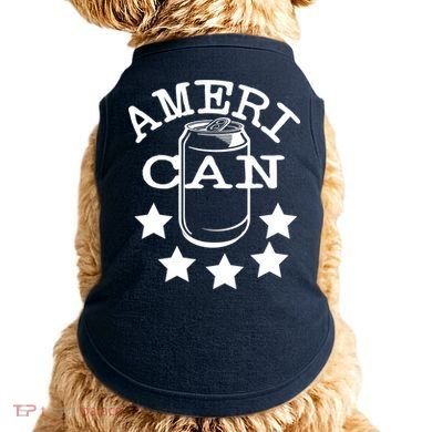 Ameri Can American Beer Doggie Tank
