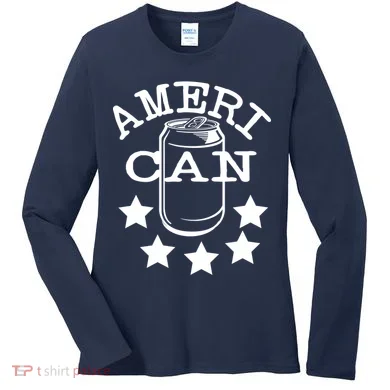 Ameri Can American Beer Women's Long Sleeve Shirt